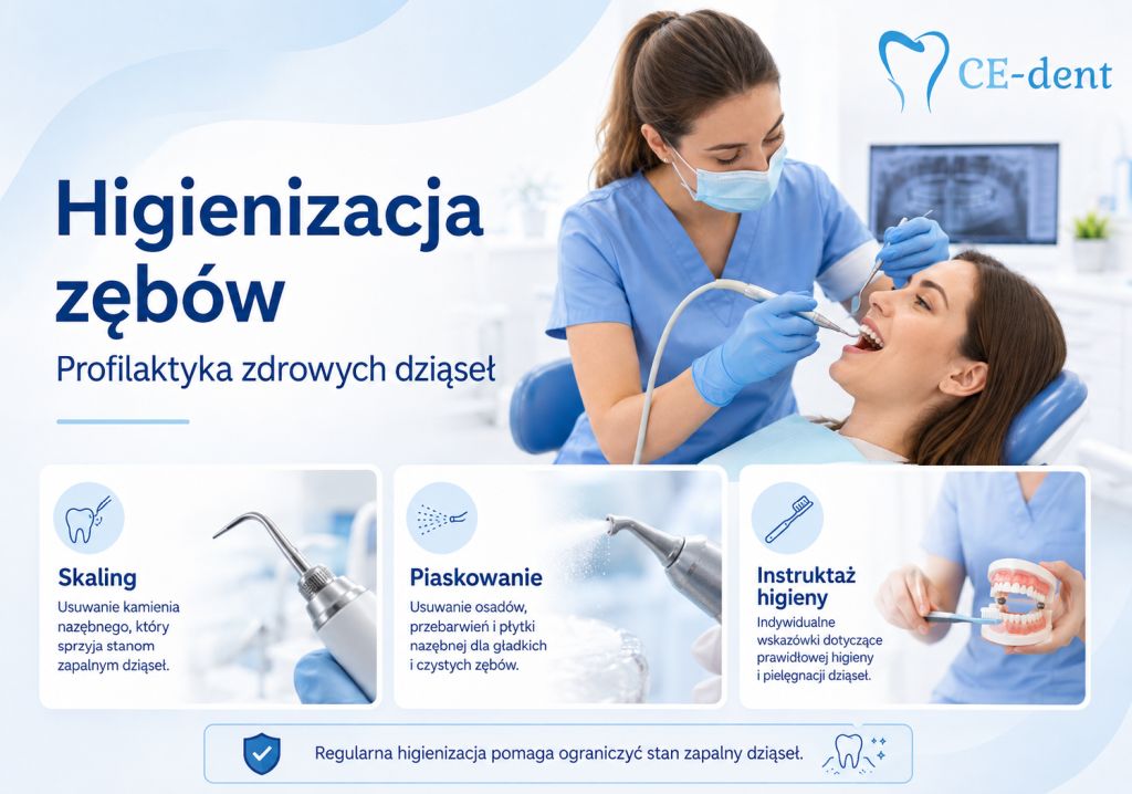 Higienizacja zębów i profilaktyka zdrowych dziąseł