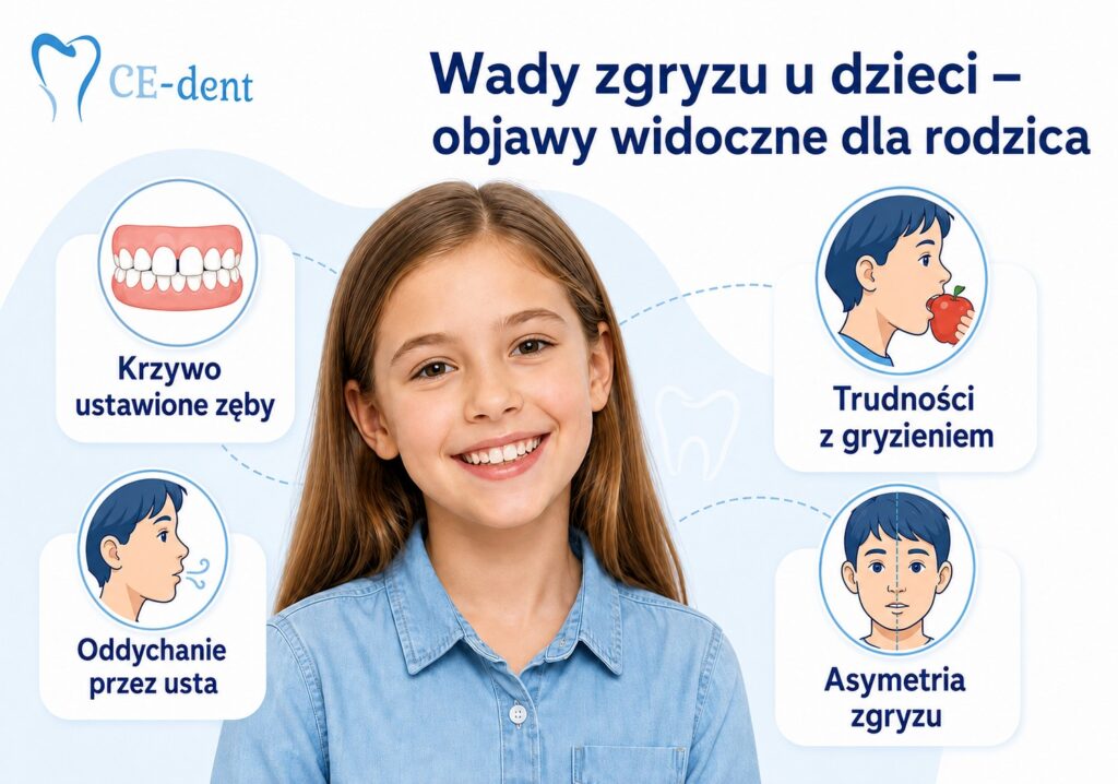 Wady zgryzu u dzieci – objawy widoczne dla rodzica